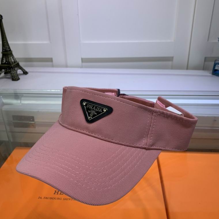 Prada Sun Visor Cap For Mens Women