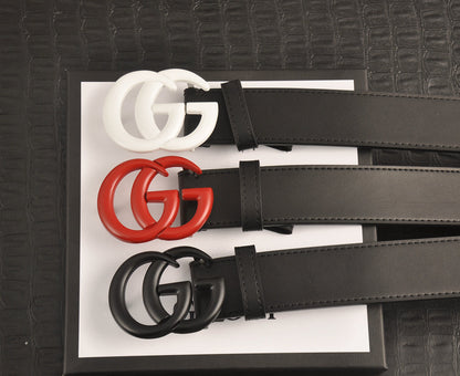 New Gucci GG Supreme Belt with G buckle men women