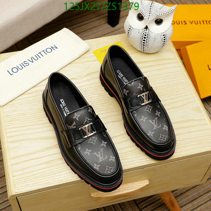 Louis Vuitton Mokassins Academy leather flats Shoes