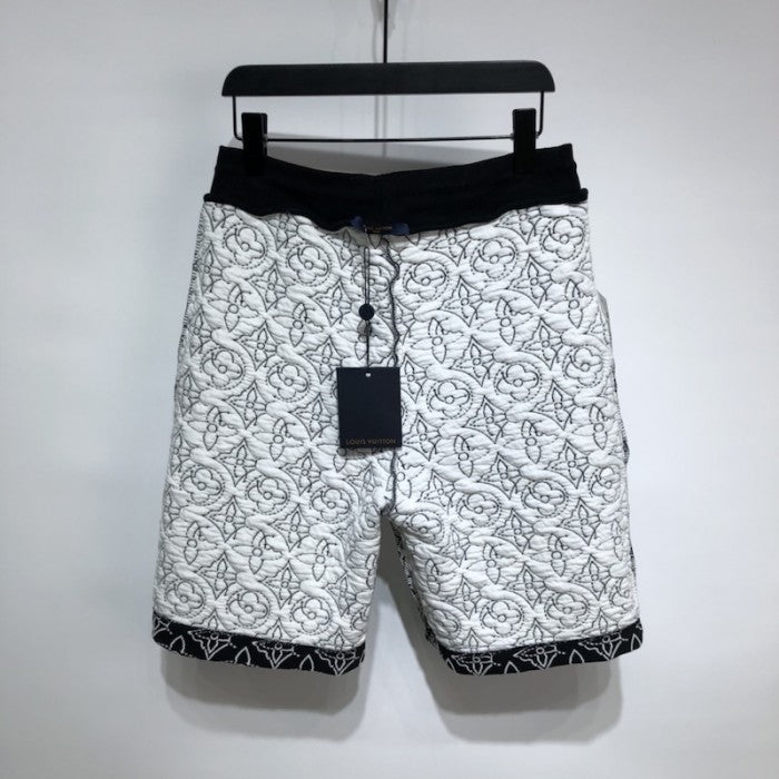 LV x NBA Strategic Flowers Quilted Shorts 1A8XAM