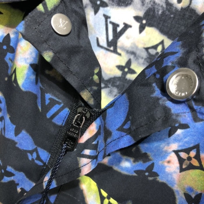 Louis Vuitton Zipped Monogram Tie-Dye Shirt 1A9A2K