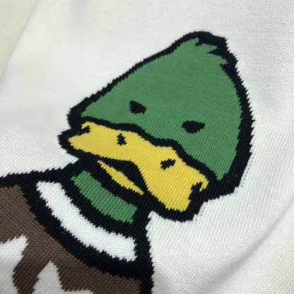 Louis Vuitton Intarsia Jacquard Duck Short-Sleeved Crewneck 1A9GON