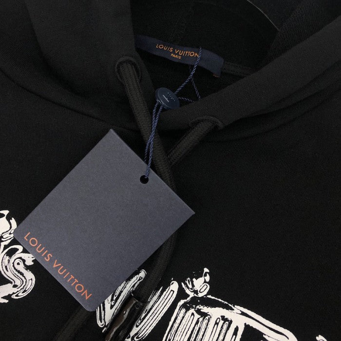 Louis Vuitton Graphic Hoodie Black 1A9SVP