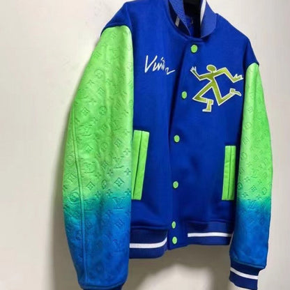 Louis Vuitton Mix Gradient Leather Bomber LV 1A9T3V