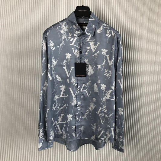 Louis Vuitton LV Printed Leaf Regular Shirt 1AA4ID