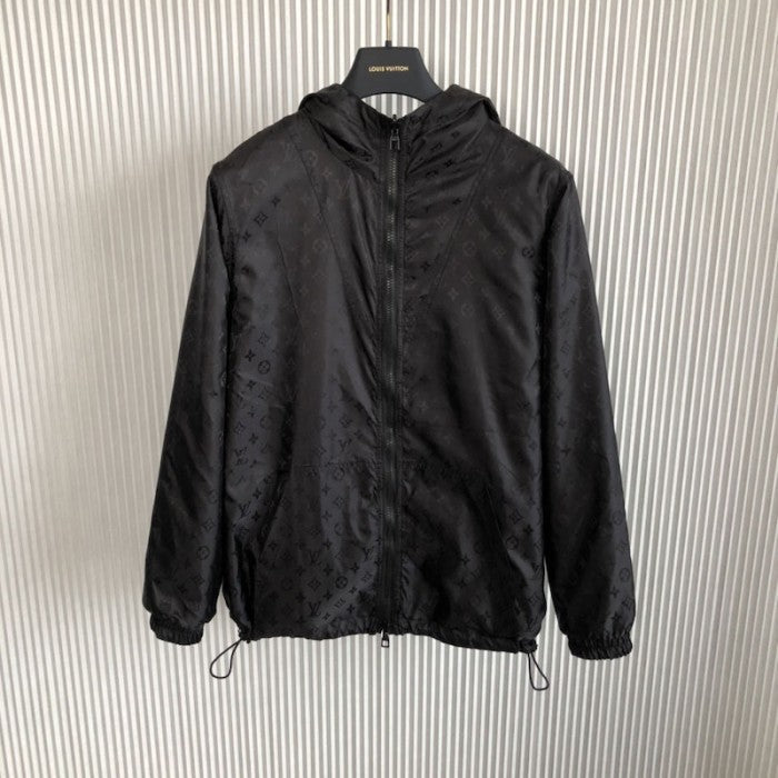 Louis Vuitton LVSE Monogram Reversible Windbreaker Black