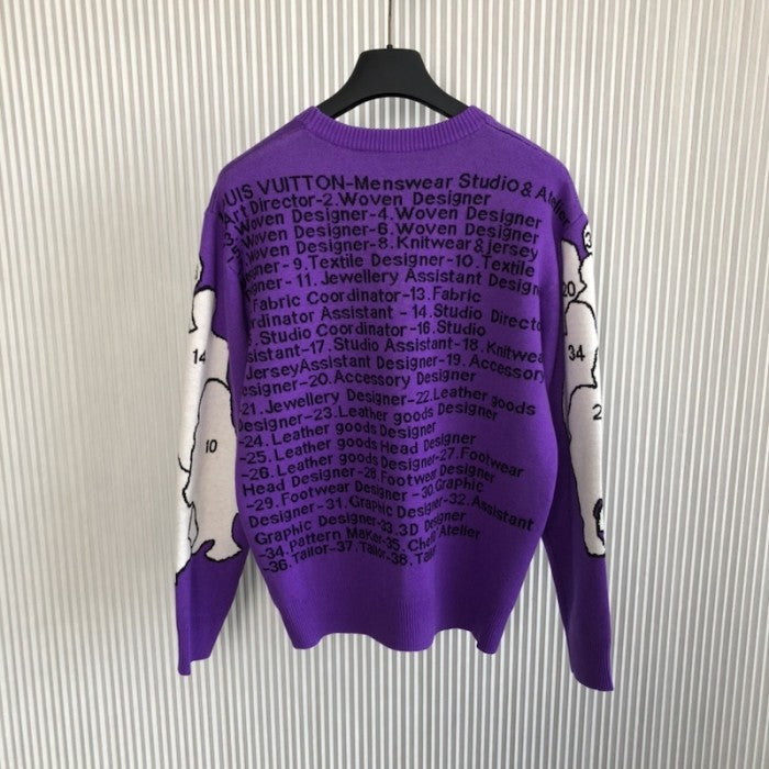 Louis Vuitton Studio Jacquard Crewneck 1AAHF8