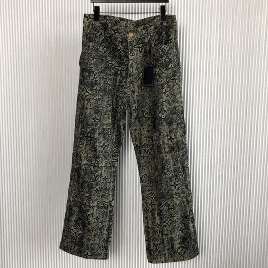 Louis Vuitton Monogram Tailored Denim Pants 1AATFK