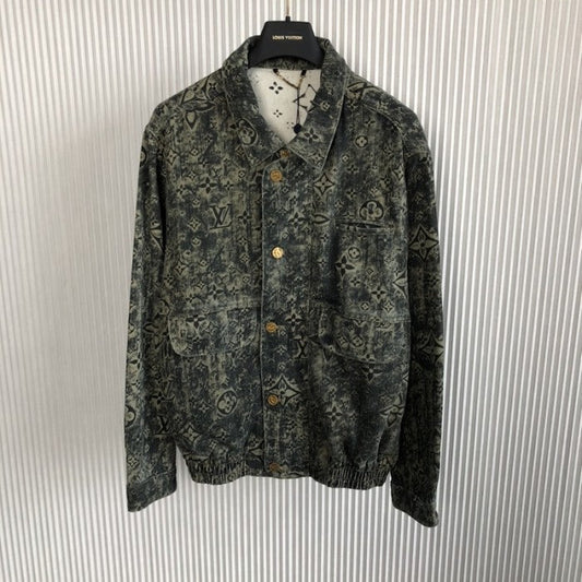 Louis Vuitton Monogram Tailored Denim Jacket 1AATFX