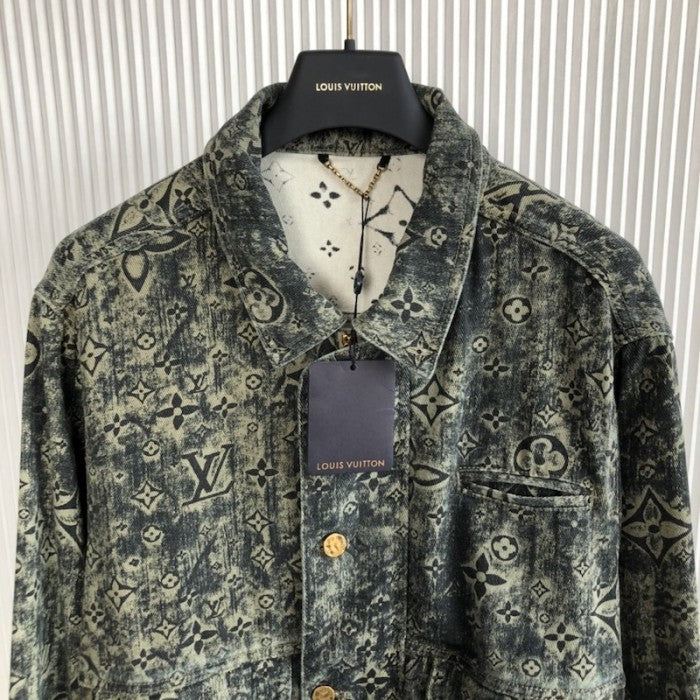 Louis Vuitton Monogram Tailored Denim Jacket 1AATFX