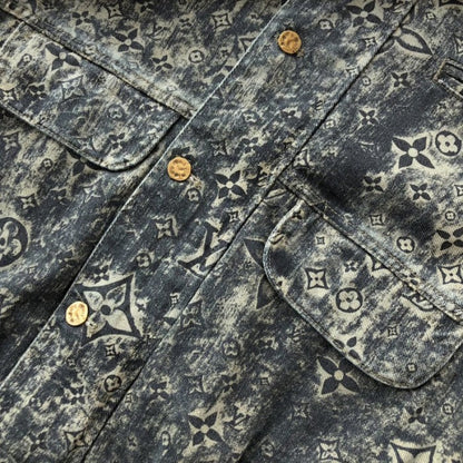 Louis Vuitton Monogram Tailored Denim Jacket 1AATFX