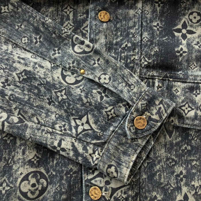 Louis Vuitton Monogram Tailored Denim Jacket 1AATFX