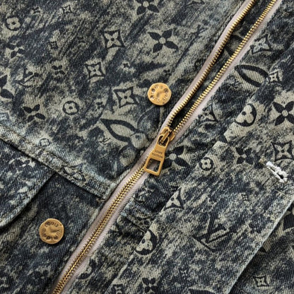 Louis Vuitton Monogram Tailored Denim Jacket 1AATFX