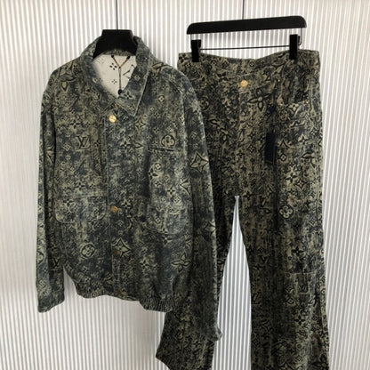 Louis Vuitton Monogram Tailored Denim Pants 1AATFK