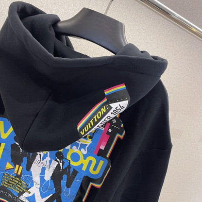 Louis Vuitton LV Jazz Multi Logo Hoodie 1AATM4