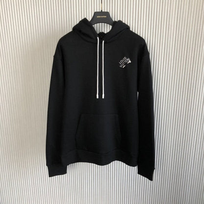 Louis Vuitton Signature Hoodie With Embroidery 1AATQU