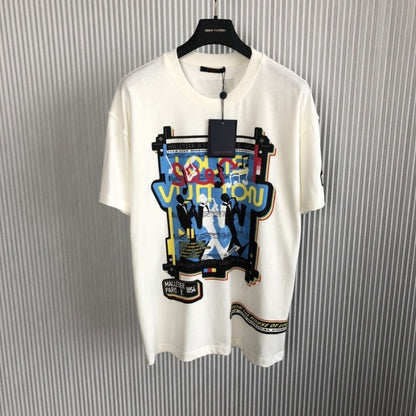 Louis Vuitton LV Jazz Flyers Short-Sleeved T-Shirt 1AATZE