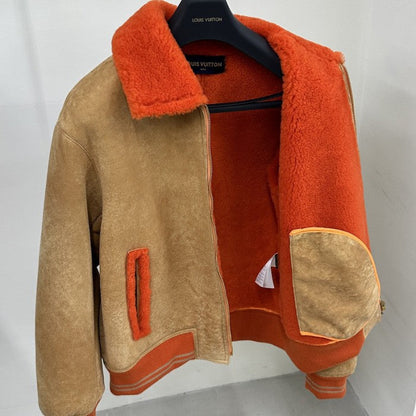 Louis Vuitton Shearling College Blouson 1AAUZQ