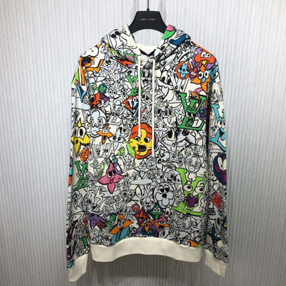 Louis Vuitton LV Monogram Comics Hoodie 1AB54L