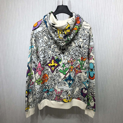 Louis Vuitton LV Monogram Comics Hoodie 1AB54L