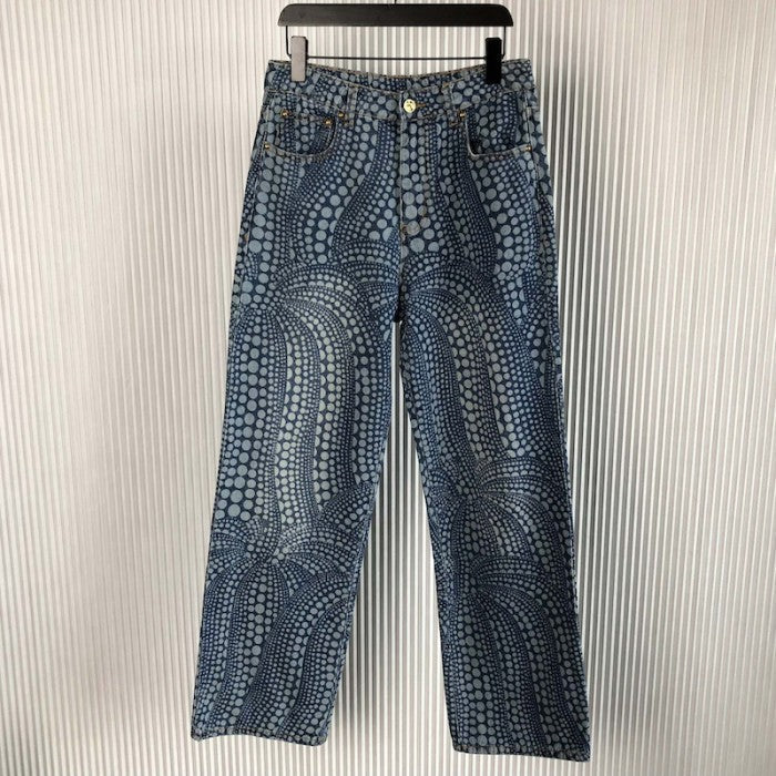 Louis Vuitton LV x YK All Over Pumpkin Denim Pants 1AB6OD