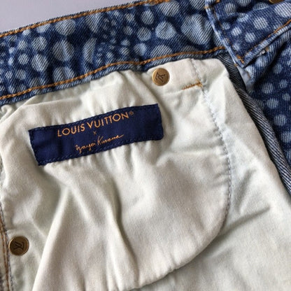 Louis Vuitton LV x YK All Over Pumpkin Denim Pants 1AB6OD