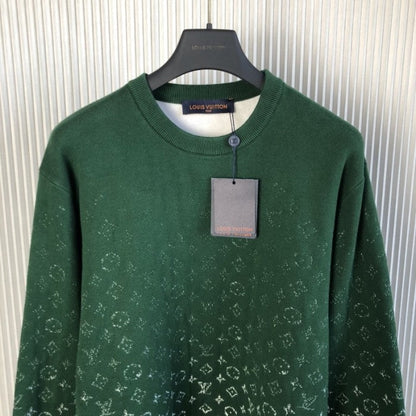 Louis Vuitton Monogram Gradient Cotton Crewneck 1ABIYO