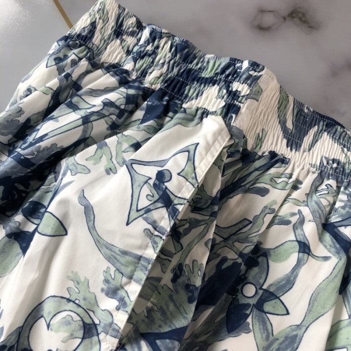 Louis Vuitton Printed Nylon Swim Shorts 1ABJJQ