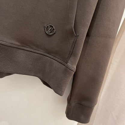 Louis Vuitton Monogram Flower Stopper Cotton Hoodie 1ABY35