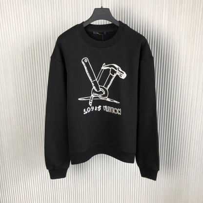 Louis Vuitton Embroidered Cotton Sweatshirt 1ABY3L