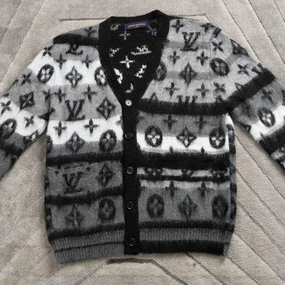 Louis Vuitton Monogram Mohair Cardigan 1AF342