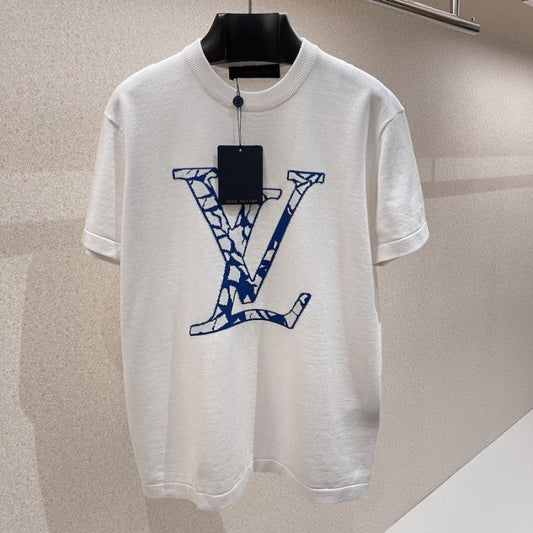 Louis Vuitton LV SKI Short-Sleeved Cotton Crewneck 1AFANA