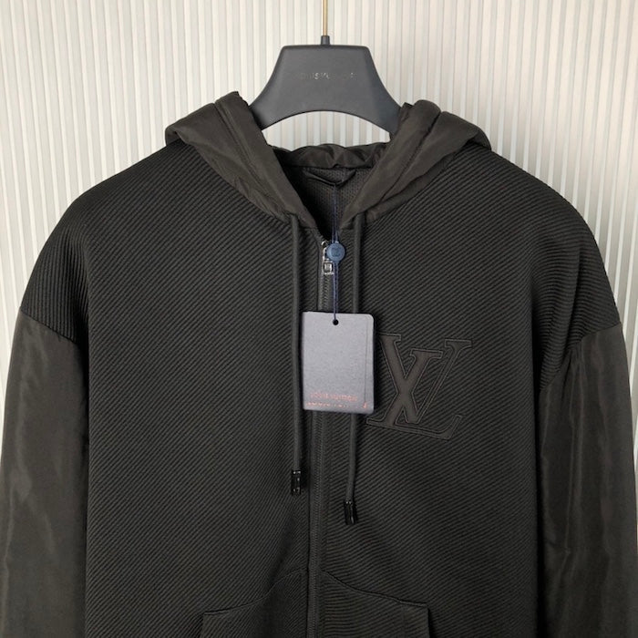 Louis Vuitton Hybrid Zipped Technical Cotton Hoodie 1AFAYM