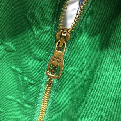 LV Monogram Workwear Denim Jacket Green 1A96UD