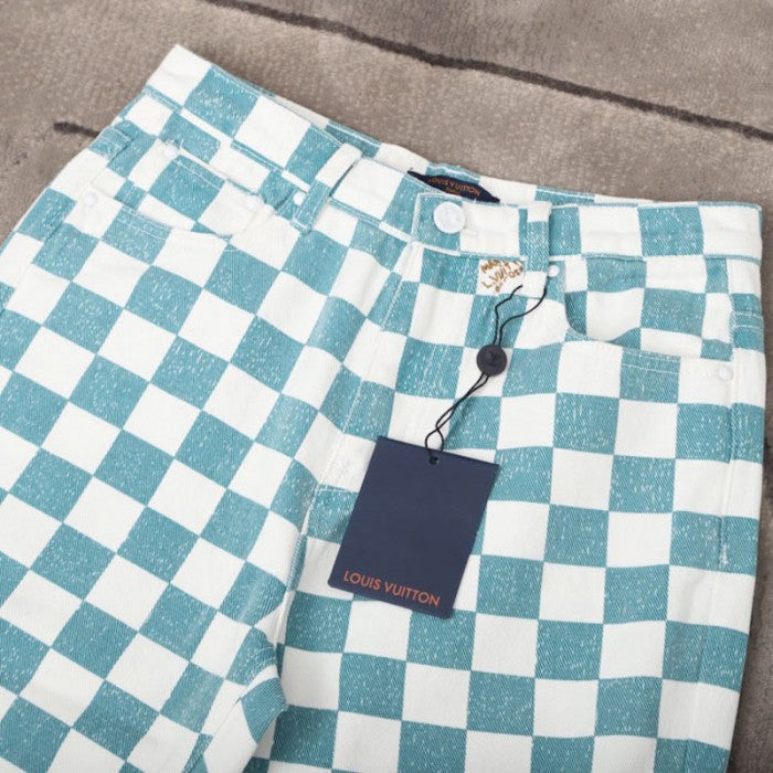 Louis Vuitton Damier Regular Denim Trousers 1A9A1M