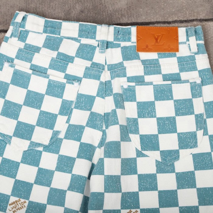 Louis Vuitton Damier Regular Denim Trousers 1A9A1M