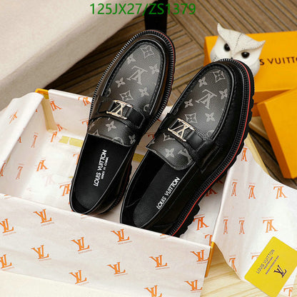 Louis Vuitton Mokassins Academy leather flats Shoes