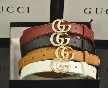 New Gucci GG Supreme Belt with G buckle women