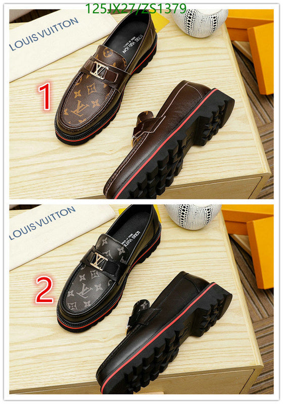 Louis Vuitton Mokassins Academy leather flats Shoes