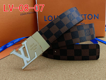 New Louis Vuitton belt men women LV