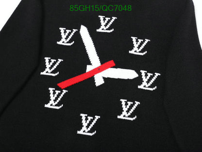 New Louis Vuitton Clock Intarsia Pullover Sweater