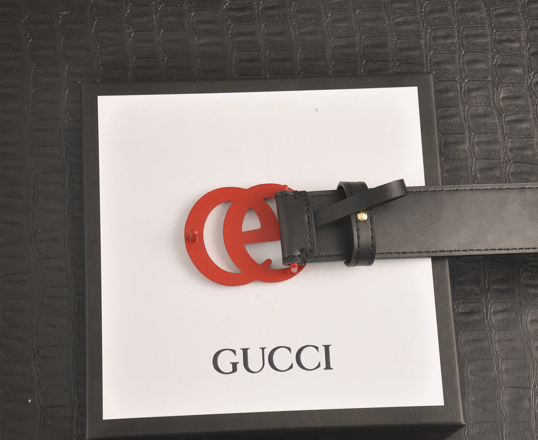 New Gucci GG Supreme Belt with G buckle men women