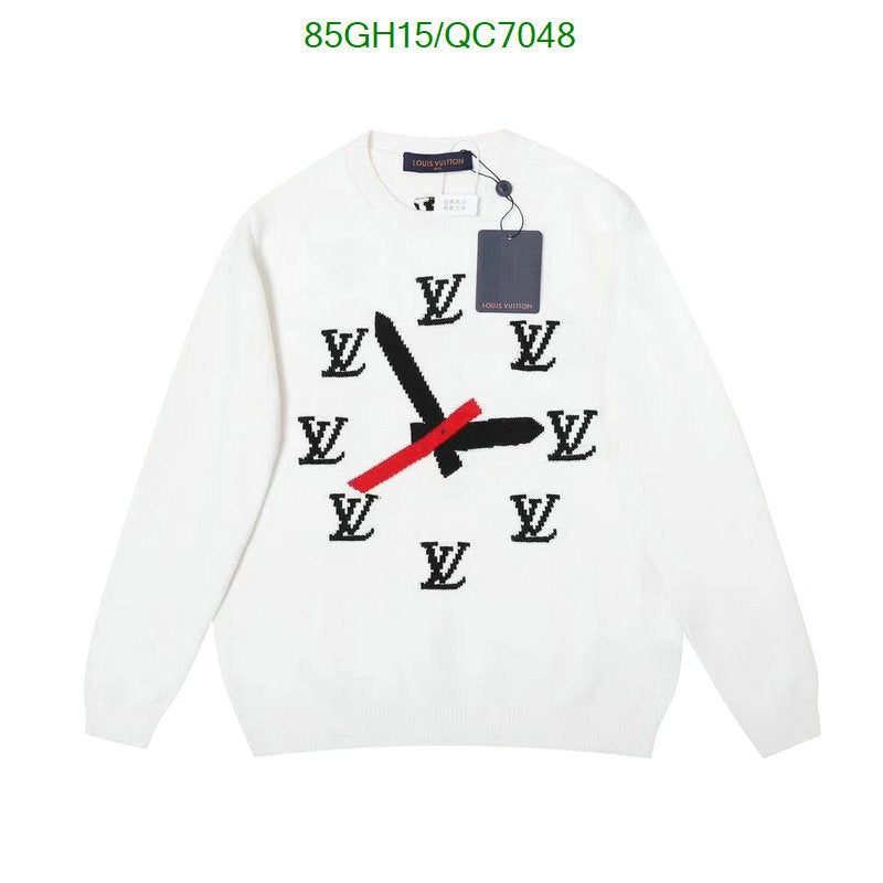 New Louis Vuitton Clock Intarsia Pullover Sweater