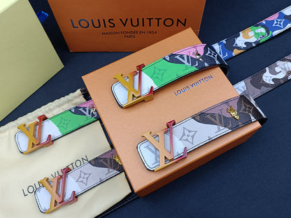 New Louis Vuitton belt men women LV