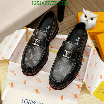 Louis Vuitton Mokassins Academy leather flats Shoes