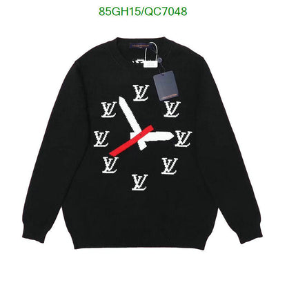 New Louis Vuitton Clock Intarsia Pullover Sweater