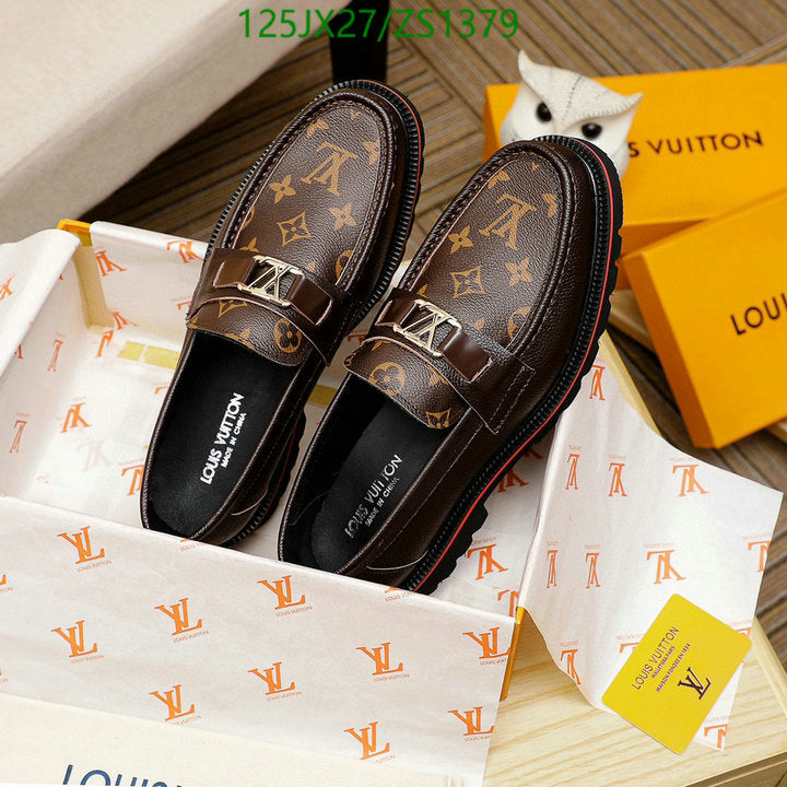 Louis Vuitton Mokassins Academy leather flats Shoes