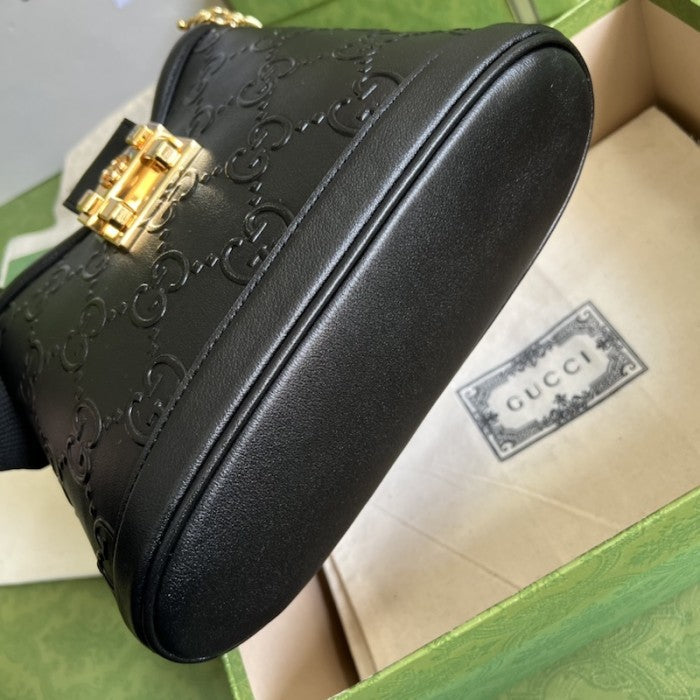 Gucci Small GG shoulder bag ý675788 Black