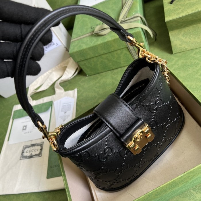 Gucci Small GG shoulder bag ý675788 Black