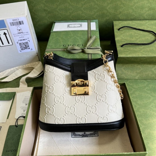 Gucci Small GG shoulder bag ý675788 White